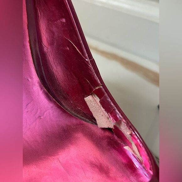 Bakers Pumps Magenta Dramatic Pointed Toe 4" Heels size 5.5 - Picture 8 of 8